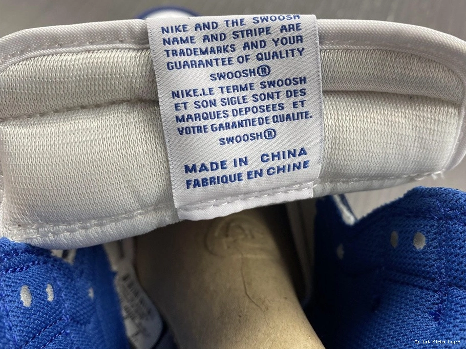 JORDAN OG HIGH RETRO - 'STORM 1 AIR BLUE' 127 555088 1123